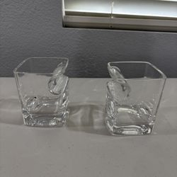 Cigar Whiskey Glasses Set of 2 New Never Used 