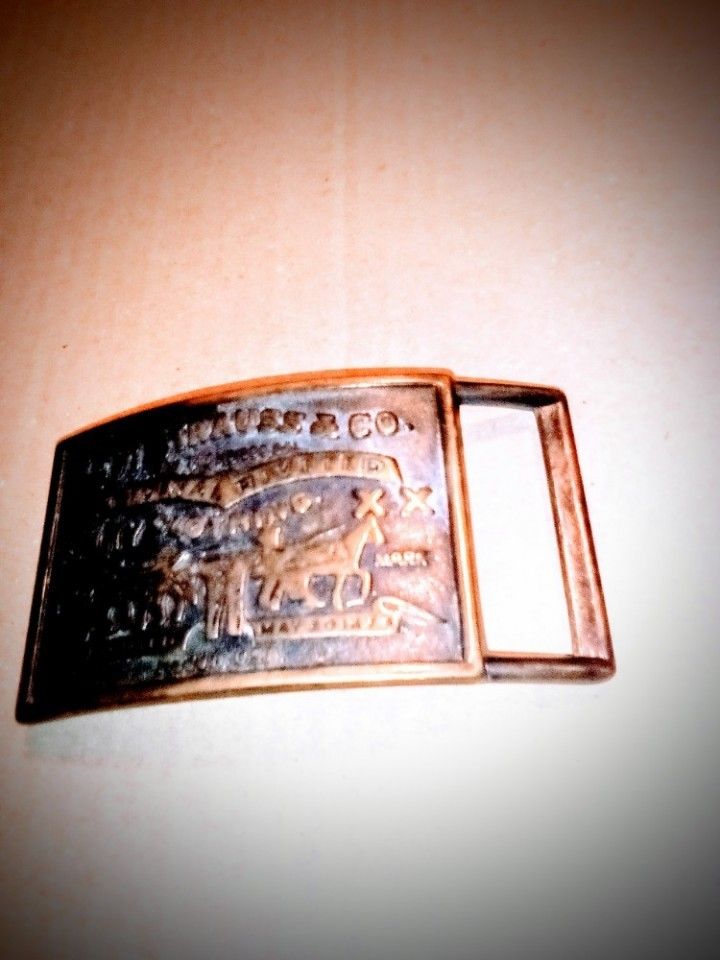 Levi Strauss & Co Belt Buckle Metal Unisex Metal