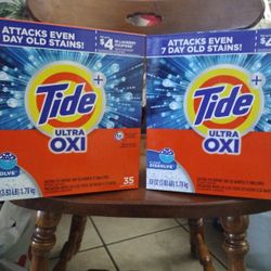 Dos Cajas De Tide Por Solo $22