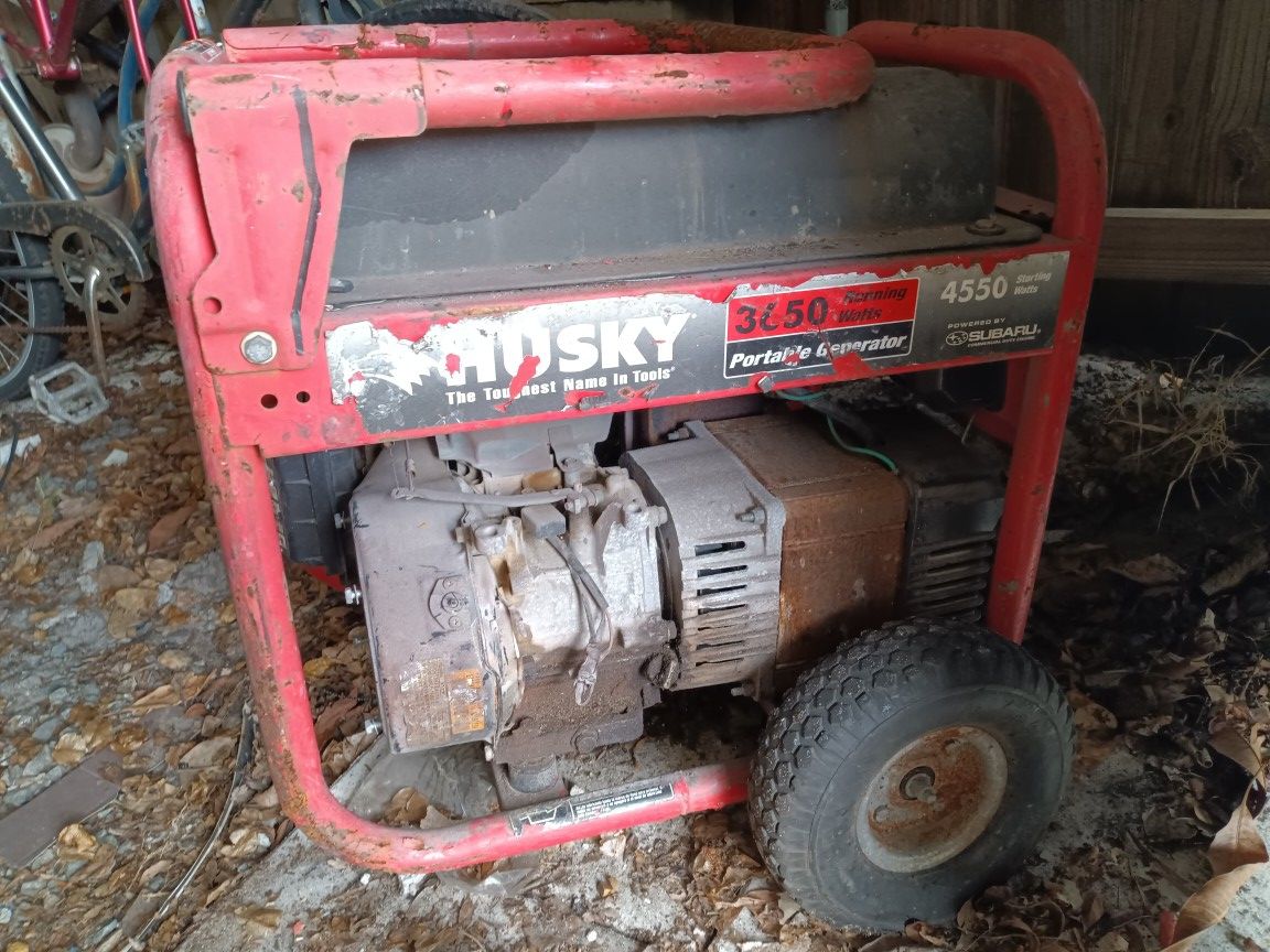 Husky Generator With Subaru Engine 