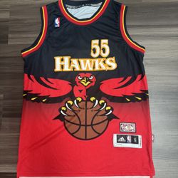 Adidas Atlanta Hawks Dikembe Mutombo #55 Hardwood Classics Jersey Adult Small +2 