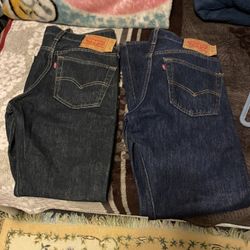 Levi's® Men's 501™ Regular Fit Straight Jeans W29 L30 Both For 40