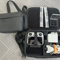 DJI Mini 3 Pro (DJI RC) and Fly More Kit Plus Semi-Hard Case And ND Filter Set