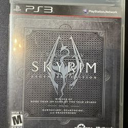 PS3 The Elder Scrolls V Skyrim Legendary Edition 
