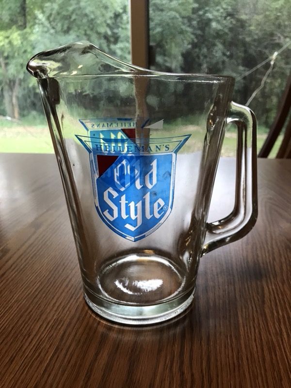Old Style Beer Pitcher