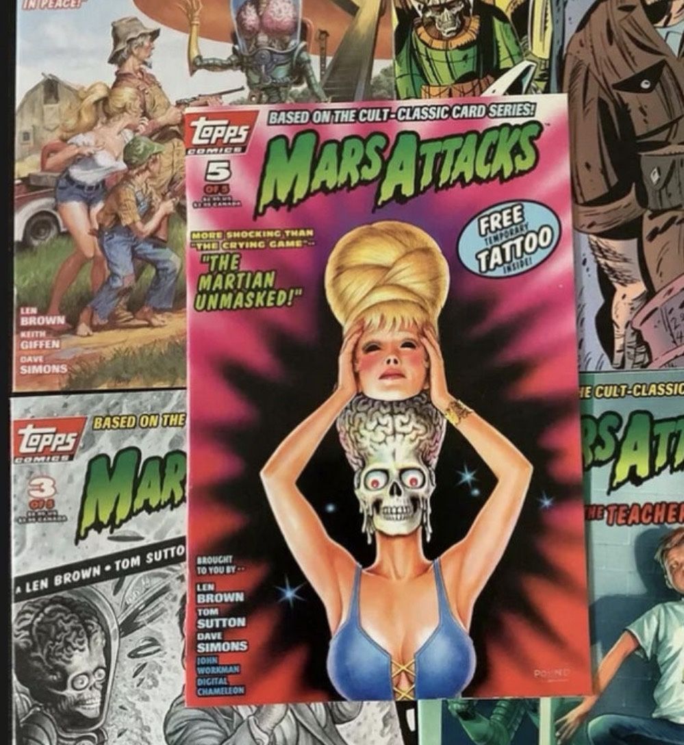 Mars Attacks Topps Comic Lot Special 