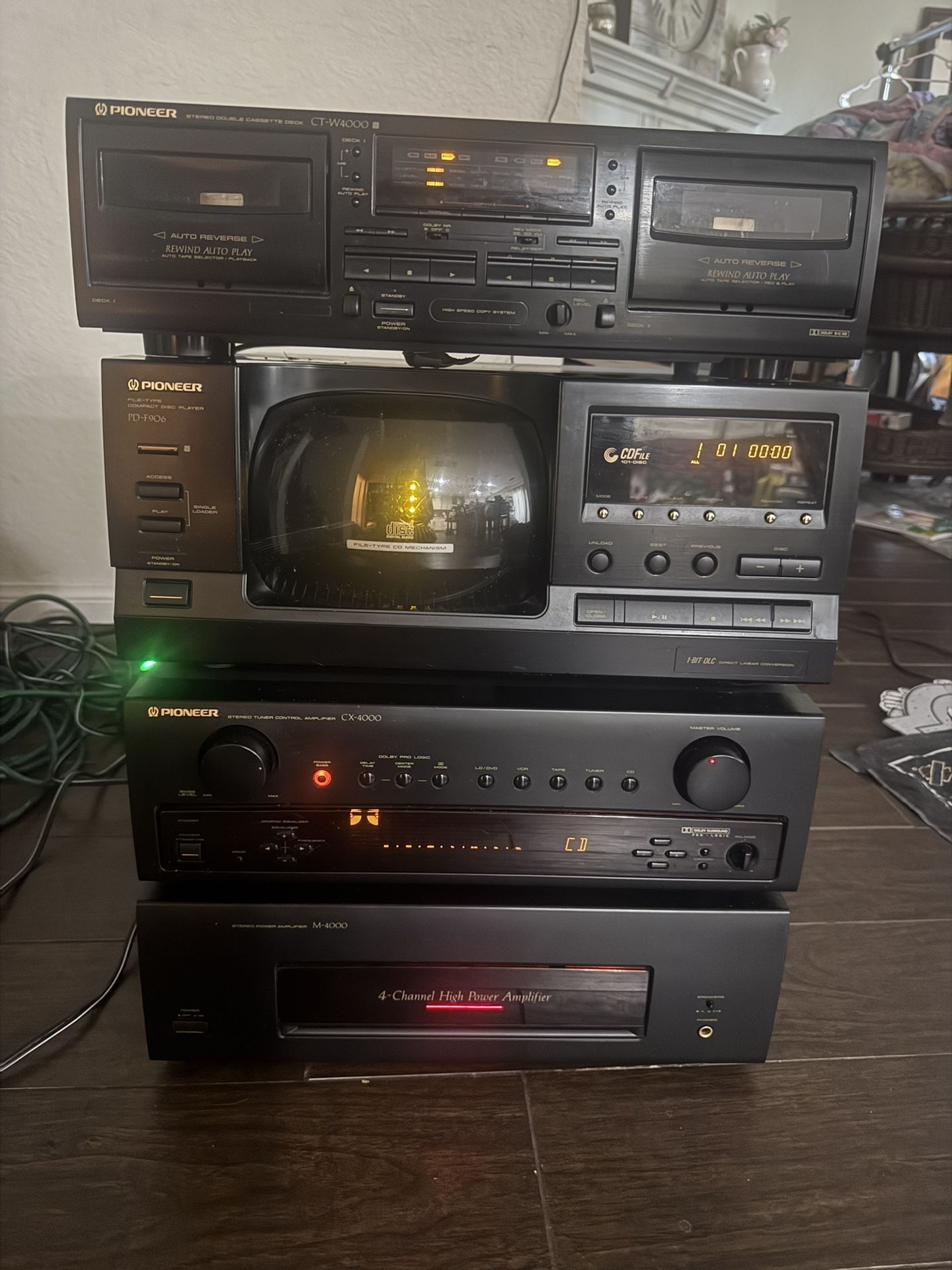 Pioneer System CT-W4000, PD-F906, CX-4000, M-4000