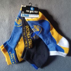 For Bare Feet Golden State Warrior Socks $10