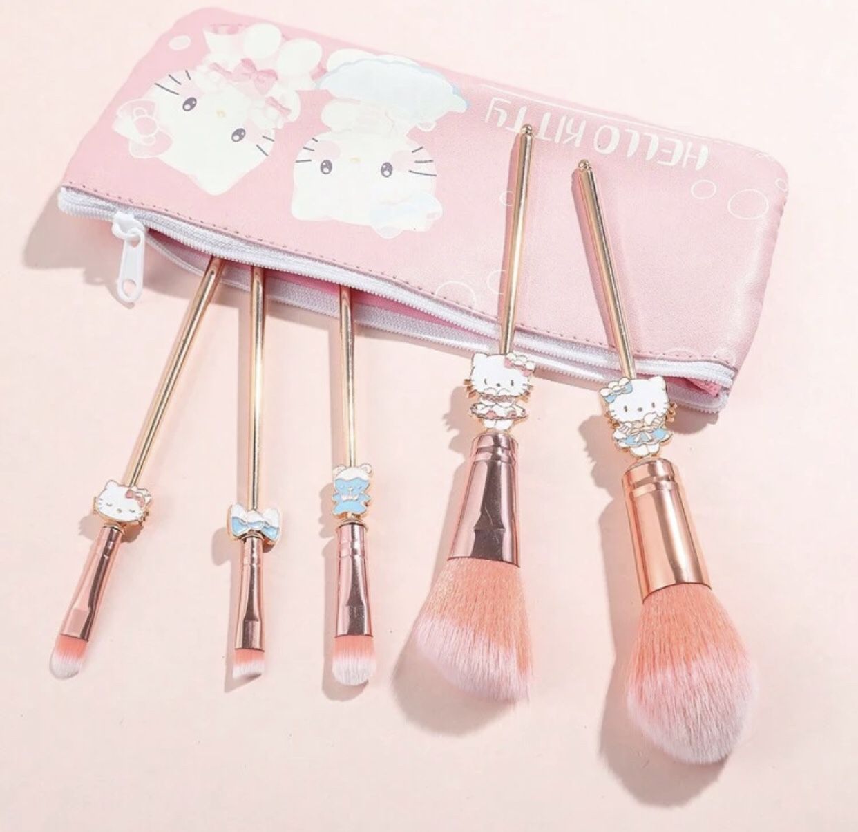Hello Kitty Makeup Brushes & Mirror $25 For All New