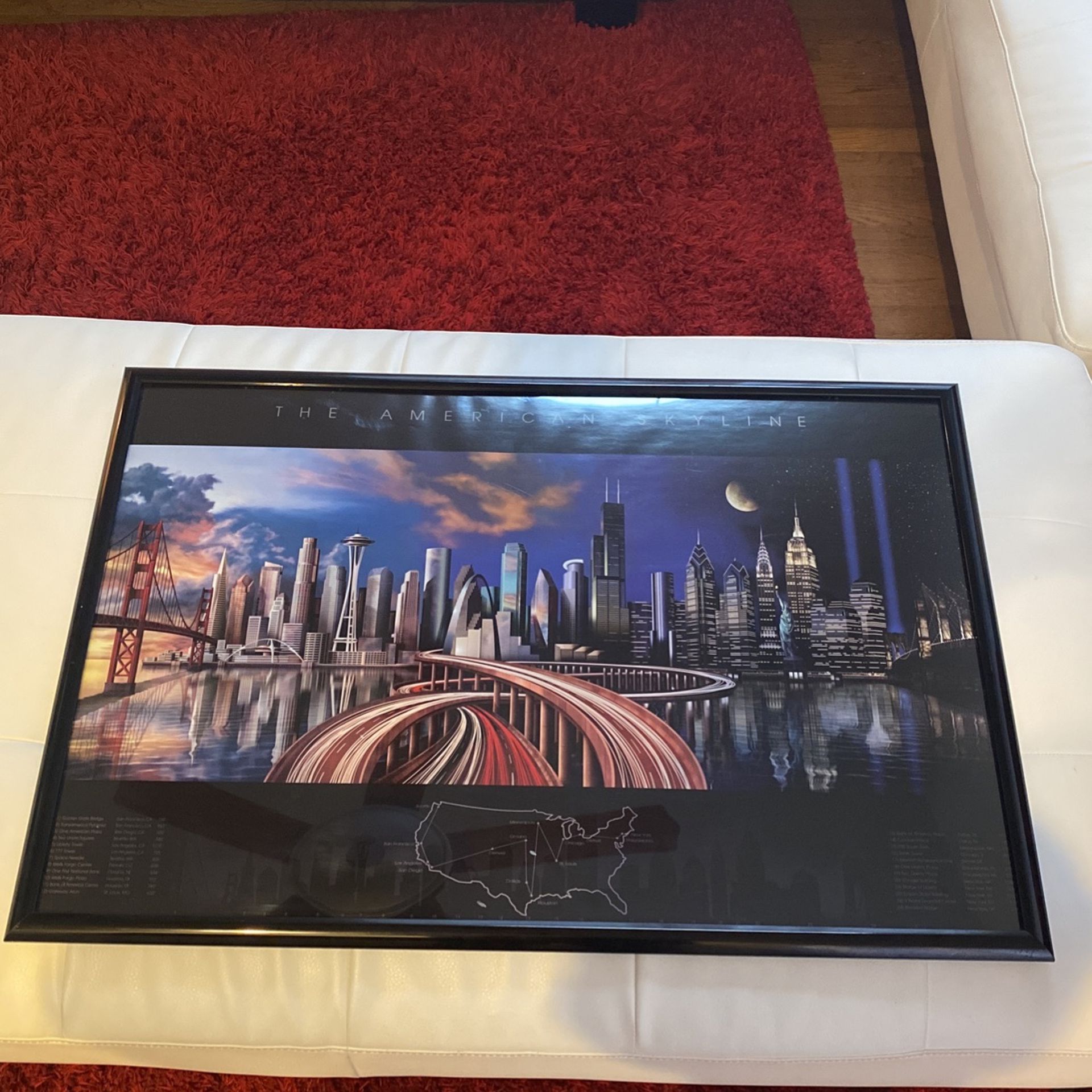 The American Skyline Framed Picture