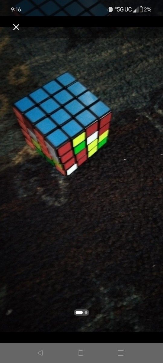 4*4 Rubix Cube Unsolved