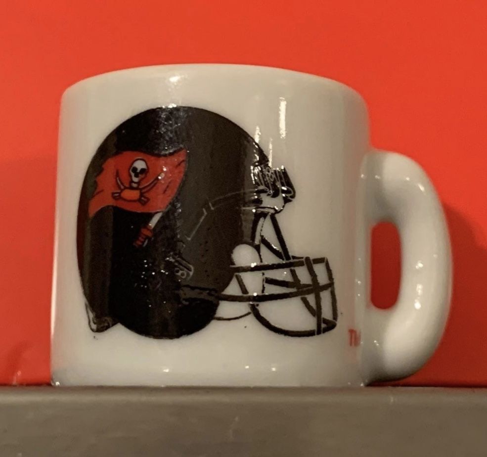 Tampa Bay Buccaneers Mini Mug NFL Football 1” Ceramic Miniature Display Cup