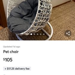 Cat Or Small Animal Egg Bed Condo