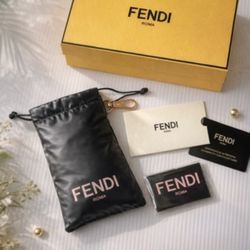 Fendi Roma Eyewear Sunglasses Set Box Pouch Cloth Certificate Card Authentic New