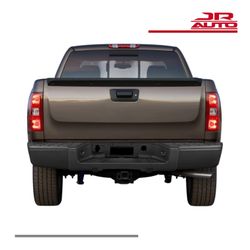 07-13 Silverado Sierra 1500 Rear Steel Bumper Without Parking Sensors 