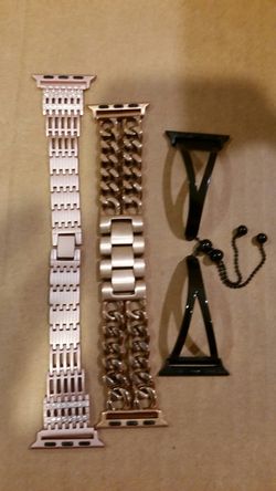 Apple watch 38mm(series 1,2,3)fancy bands for women($25 each).
