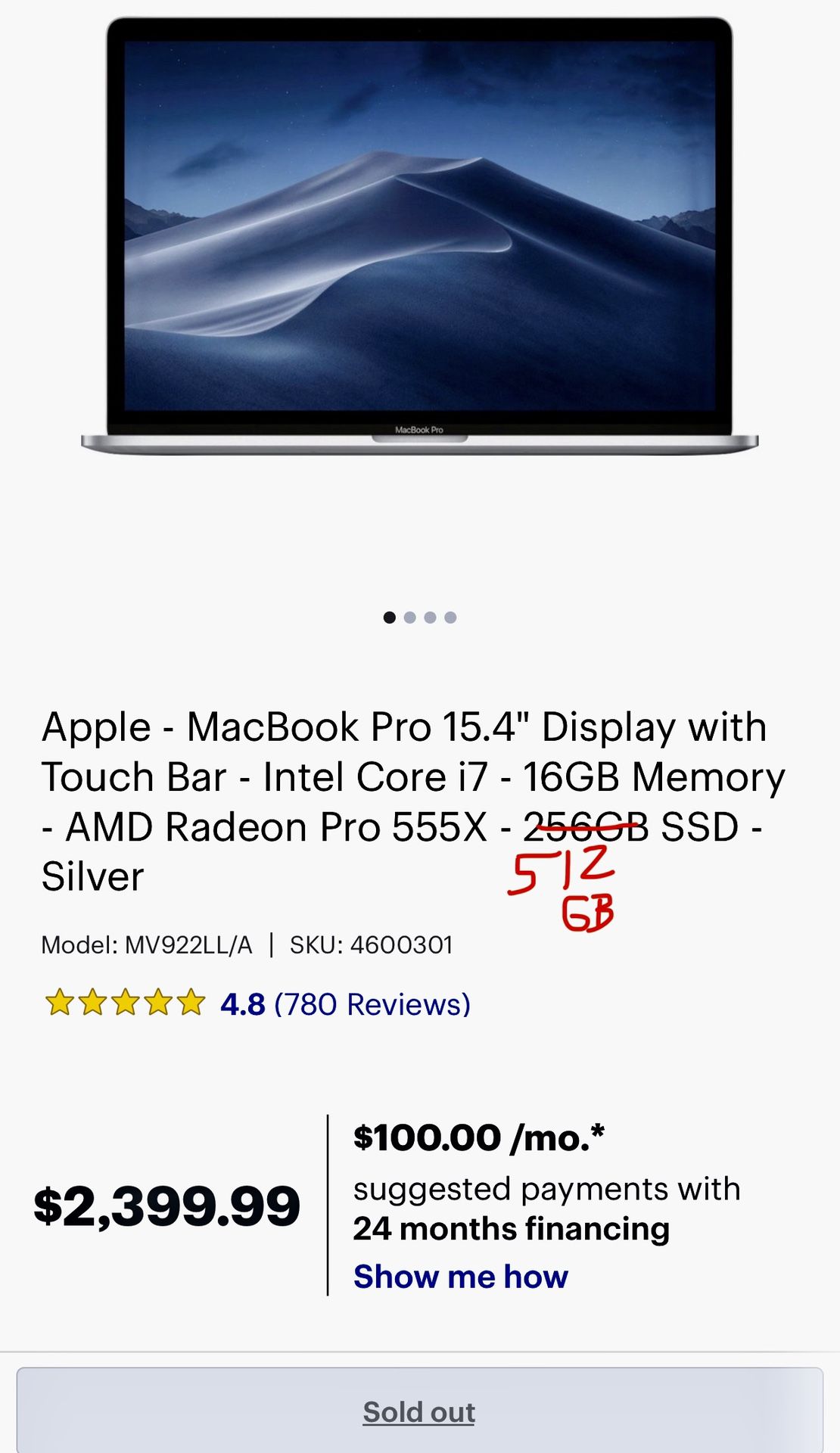 Brand New 2018 MacBook Pro w/ receipt