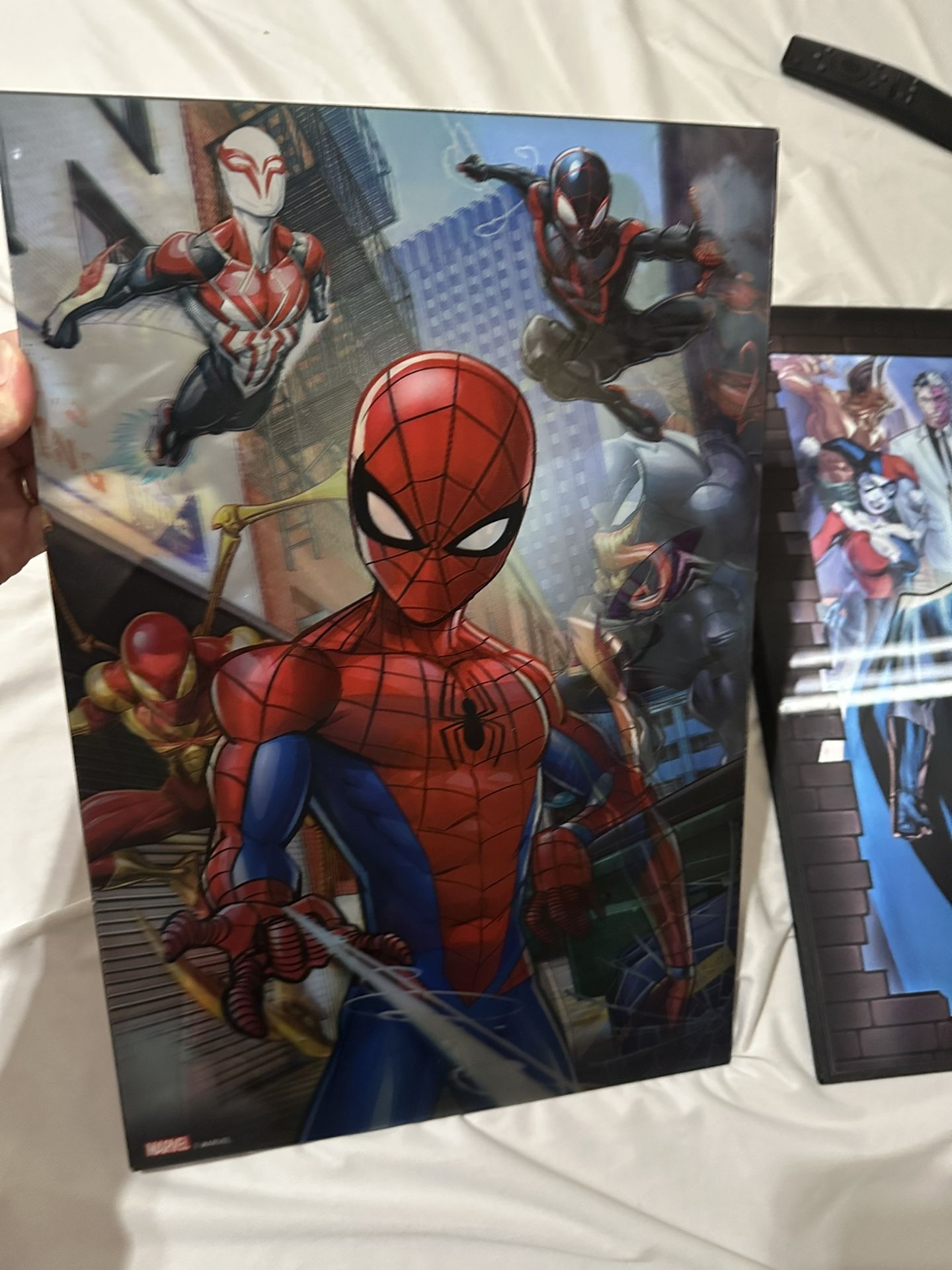 Marvel , Spider Man & Bat Man Wall Decor