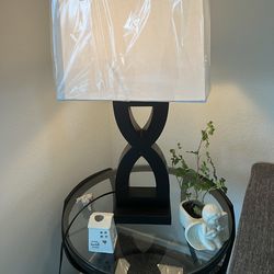 Two Beautiful Black Modern Looking Lamps for your Living Room , Dining Room etc