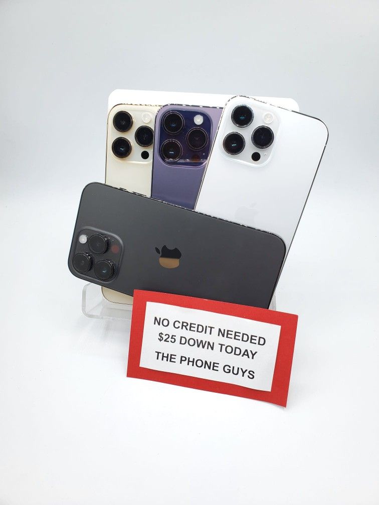 Apple iPhone 14 Pro $25 Down To Take Home In Payments NO CREDIT NEEDED