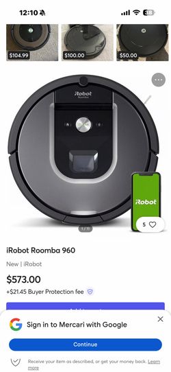 Robot Roomba vacuum