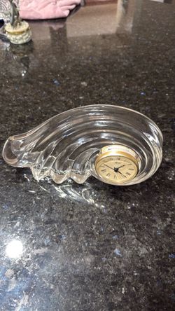 Mikasa  Crystal Clear Wave Clock