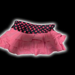 Pink And Black Polka Dot Tankini