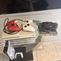 Xbox One S Bundle – 3 Controllers + 3 Games (Upgraded to PS5) 