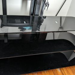 Glass & Wood TV Stand