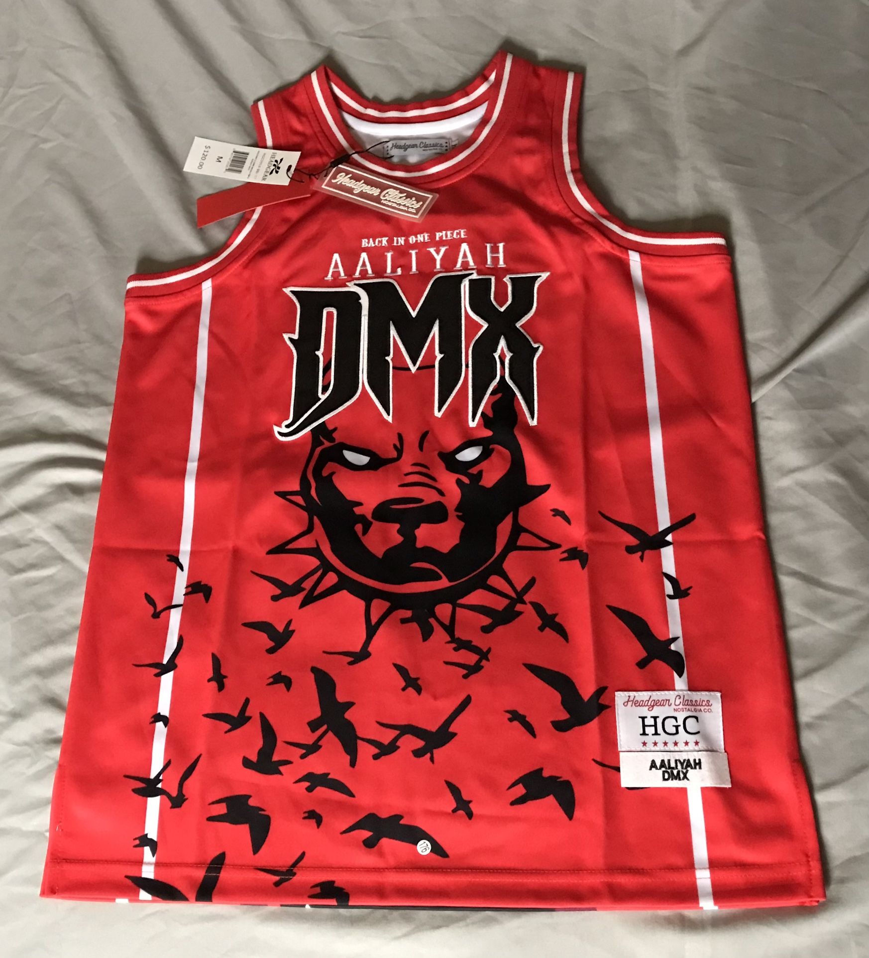 New With Tags Headgear Classics Aaliyah & DMX size Medium Jersey