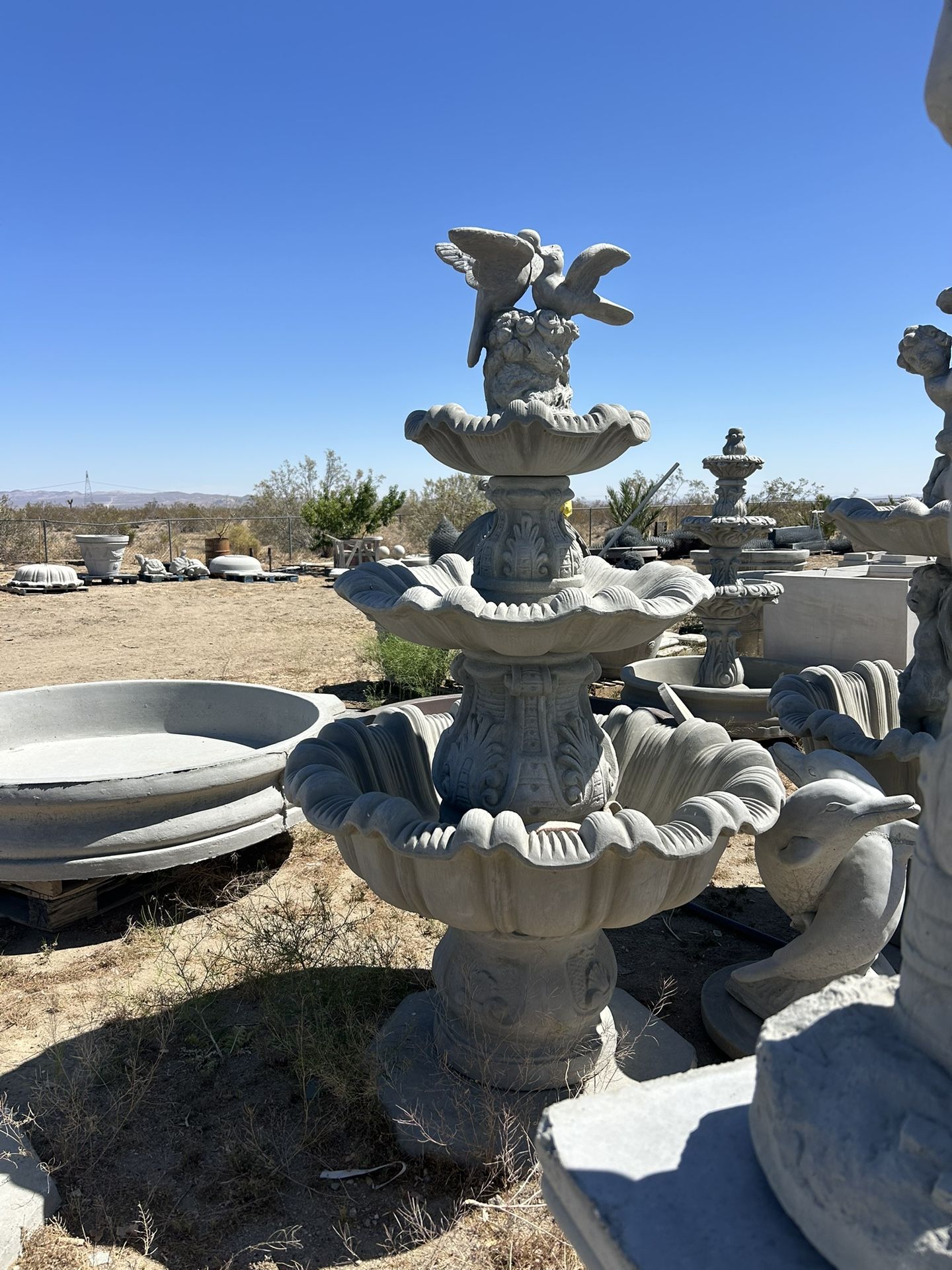 New Fountain Made Out Of Cement
