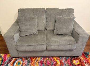 Gray Ashley Couch and Loveseat