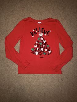 Girls size XL (14-16) christmas shirt
