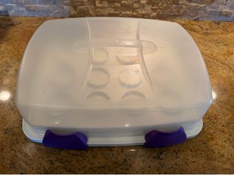 Like New Wilton Brand Cupcake and Cake Storage Container to bring to parties