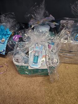 Blue & Silver Gift Basket 🧺 💙 