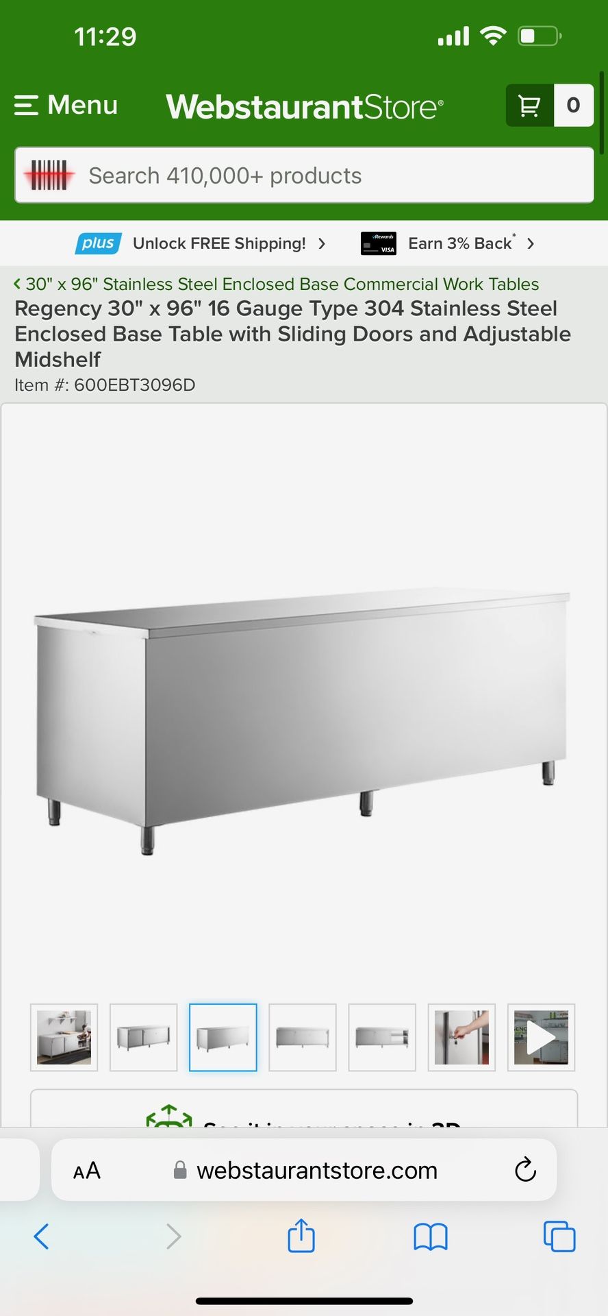 Stainless Steel Table