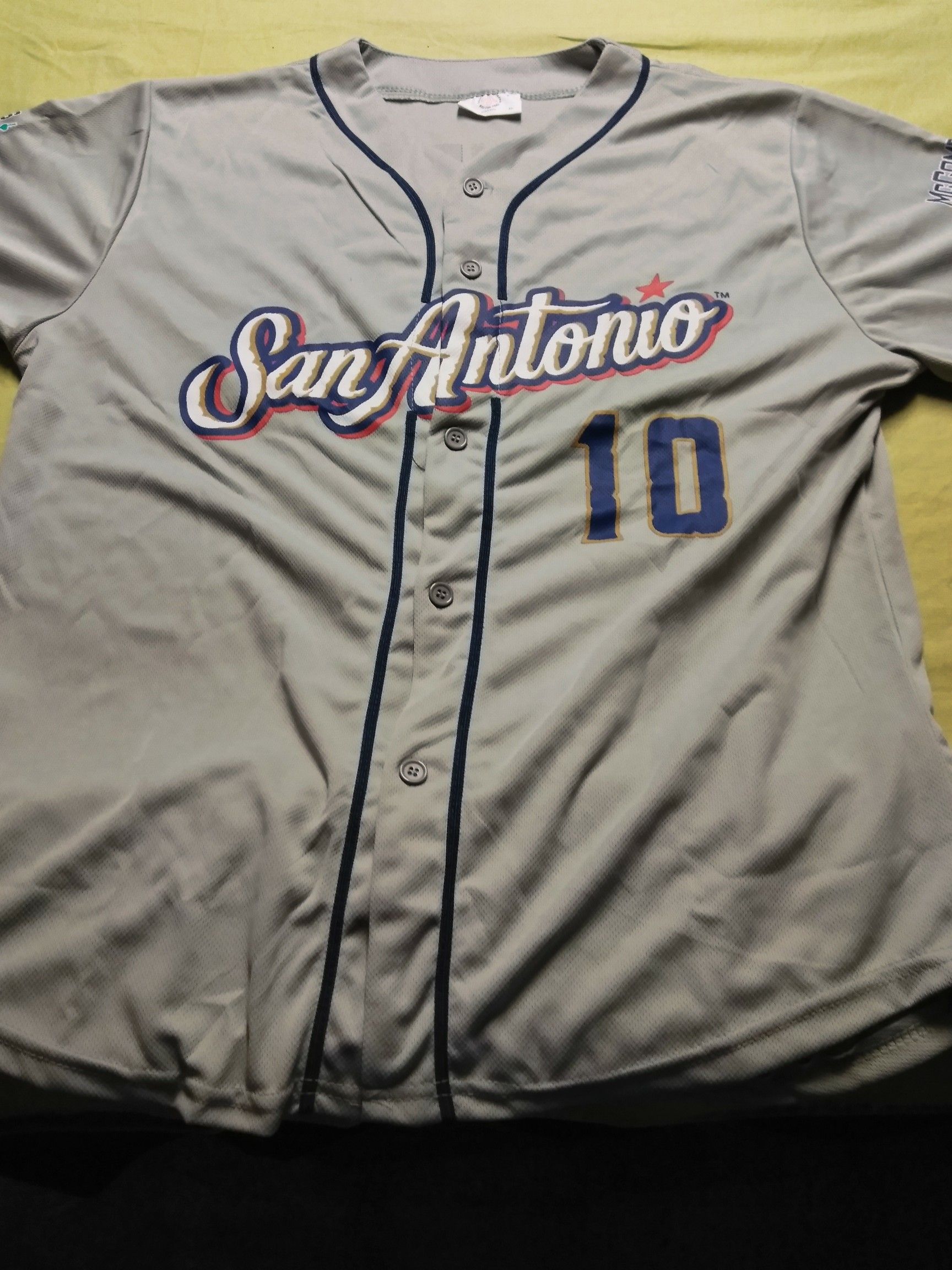 San antonio hot sale spurs baseball jersey