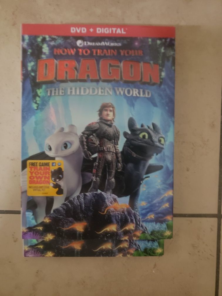 How to Train your dragon the hidden world dvd brand new