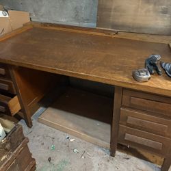 Large Wooden Desk 