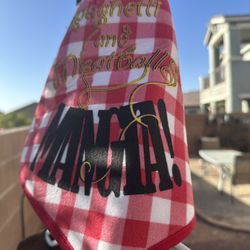 Spaghetti And Meatball Costumes Men’s Large Women’s Small /Medium