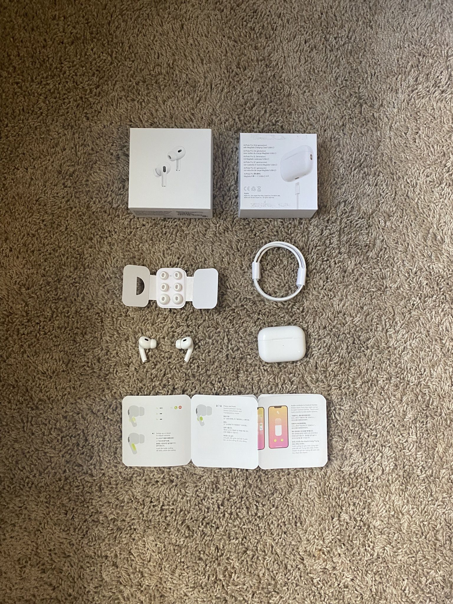 AirPod Pros 2nd Generation With MagSafe Wireless Charging Case