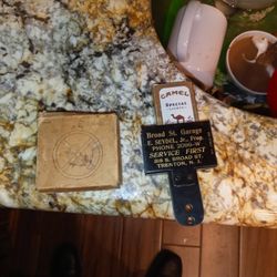 1920s 1930s Steering Wheel Mount Match Box Holder Brackets With The Matchbox 