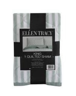 2-Pack King Quilted Pillow Shams Standard Size 20x36 Soft Polyester Bedding Covers