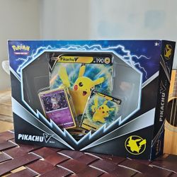 Pokemon Pikachu V Box (Opened | No Packs Inside)