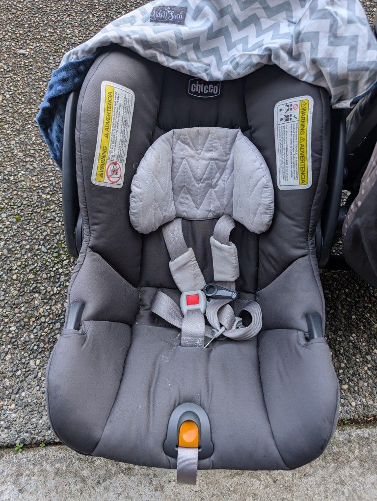 Graco Stroller And Car Seat With Base - Like New