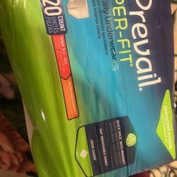Adult diapers, size medium