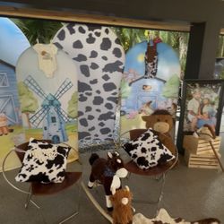 Rodeo or cowboy baby shower backdrops