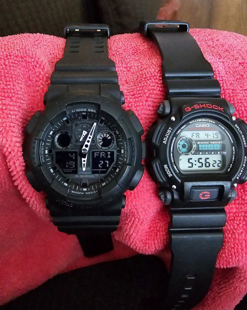 G-SHOCK Watches GA-100 and DW-9052