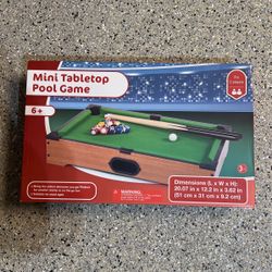 Unopened Mini Tabletop Pool Table