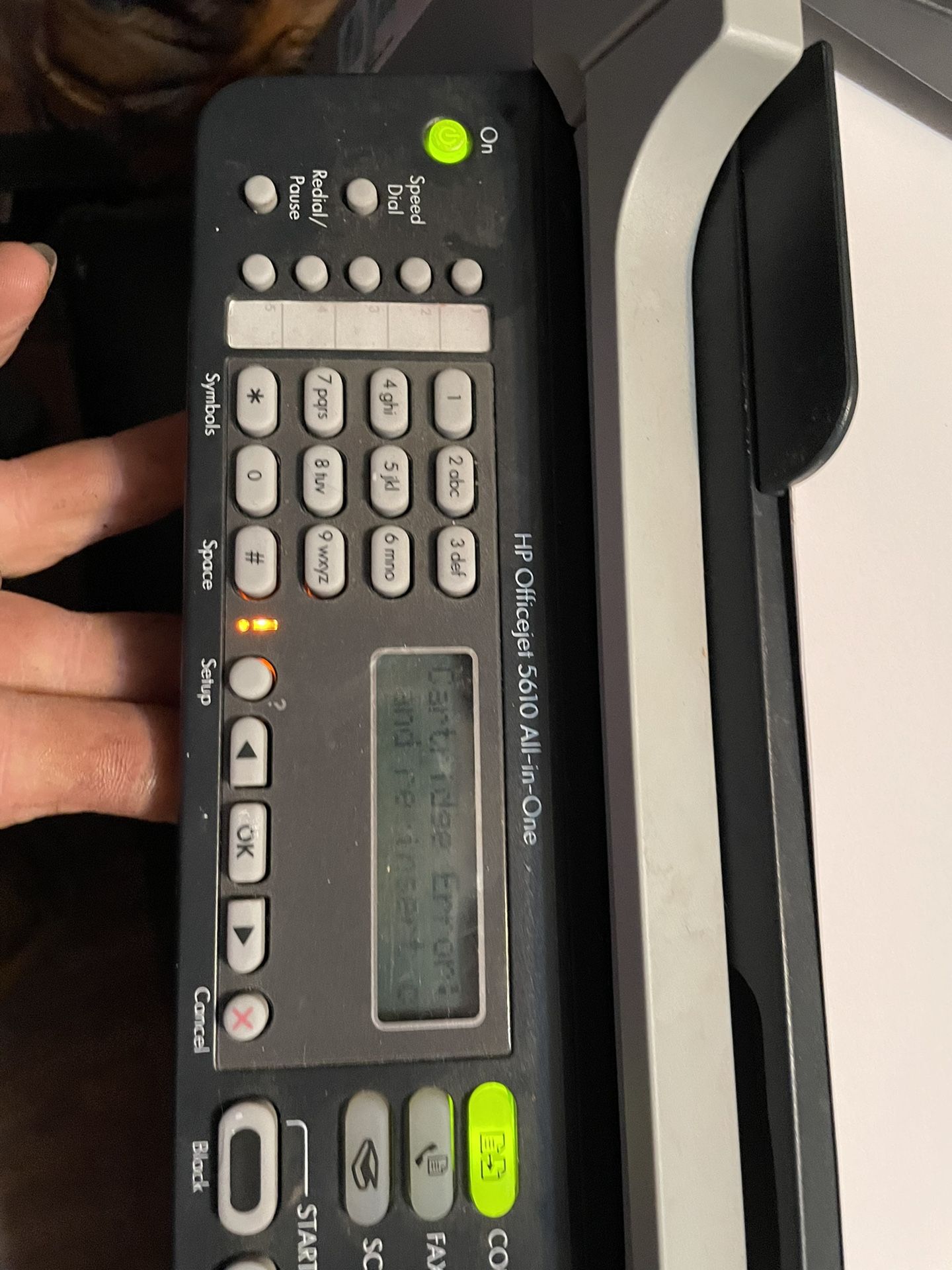 HP Officejet 5610 All-In-One Thermal Inkjet Printer